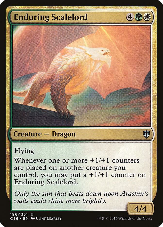 Enduring Scalelord 196/351 (Commander 2016)  | Good Games Cannington