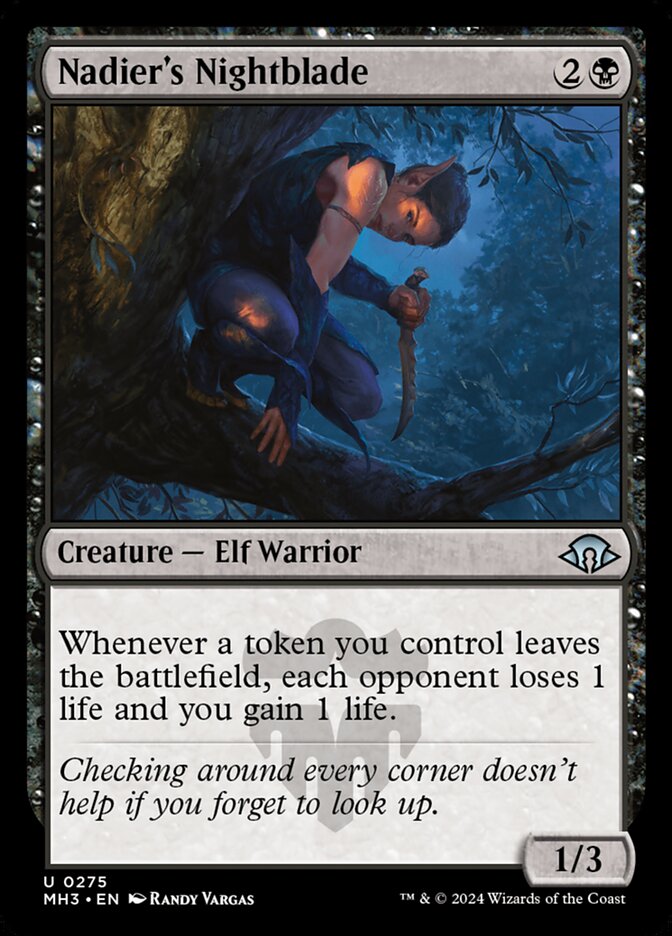 Nadiers Nightblade 275 (Modern Horizons 3)  | Good Games Cannington