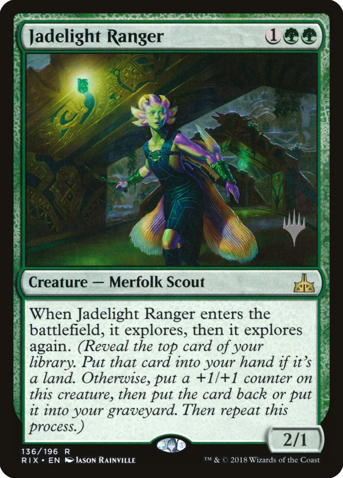 Jadelight Ranger (Promo Pack) [Rivals of Ixalan Promos] | Good Games Cannington