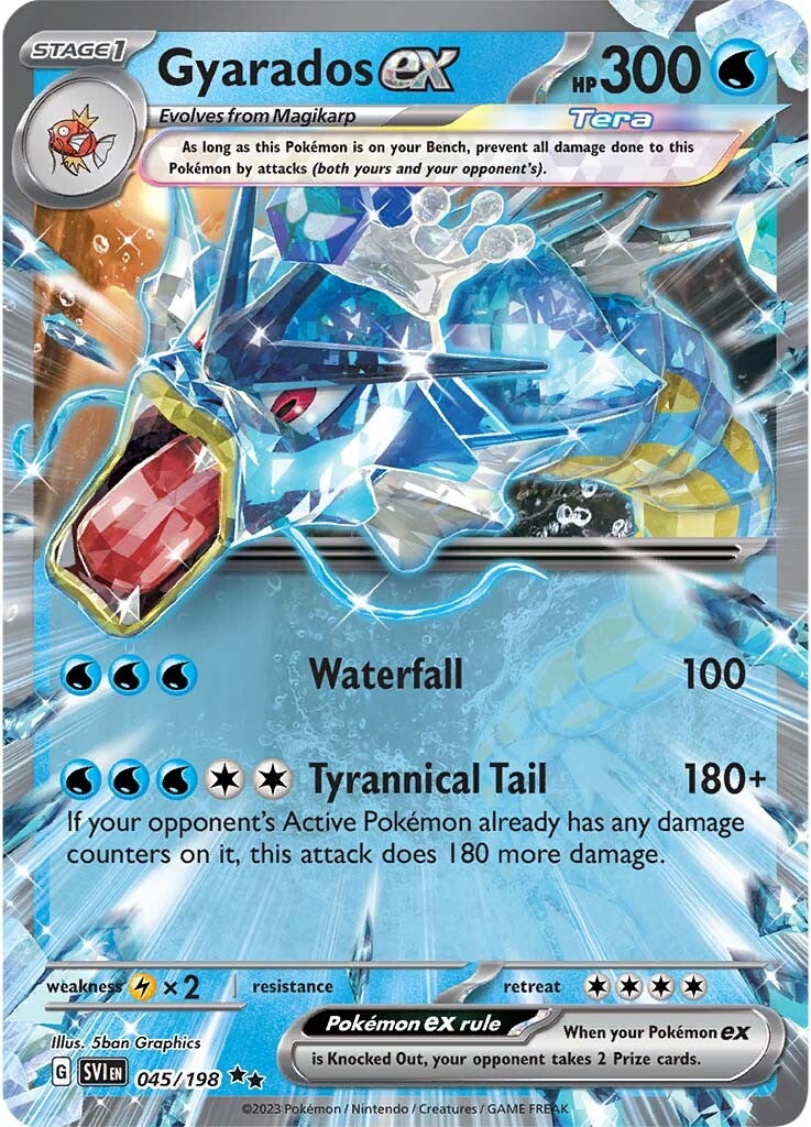 Gyarados ex (045/198) [Scarlet & Violet: Base Set] | Good Games Cannington