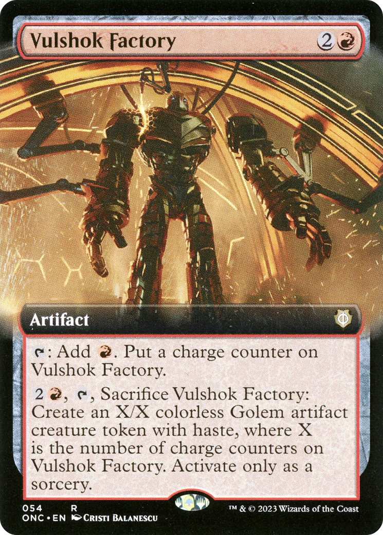 Vulshok Factory (Extended Art) [Phyrexia: All Will Be One Commander] | Good Games Cannington
