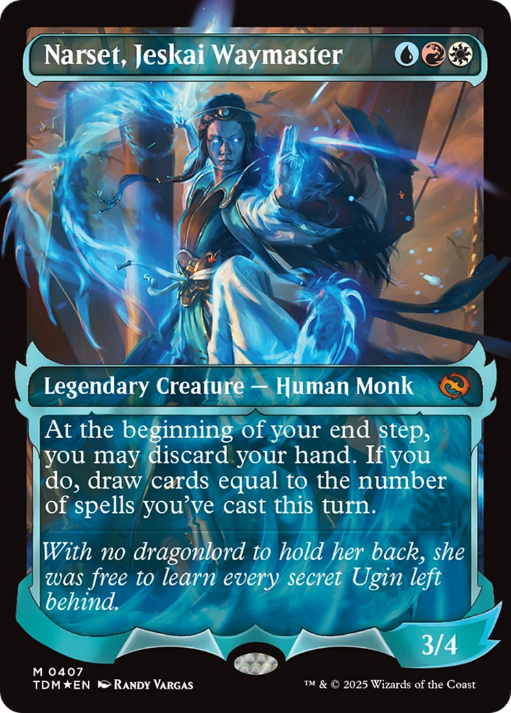 Narset, Jeskai Waymaster (Showcase) [Tarkir: Dragonstorm] | Good Games Cannington