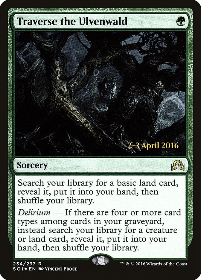 Traverse the Ulvenwald [Shadows over Innistrad Prerelease Promos] | Good Games Cannington