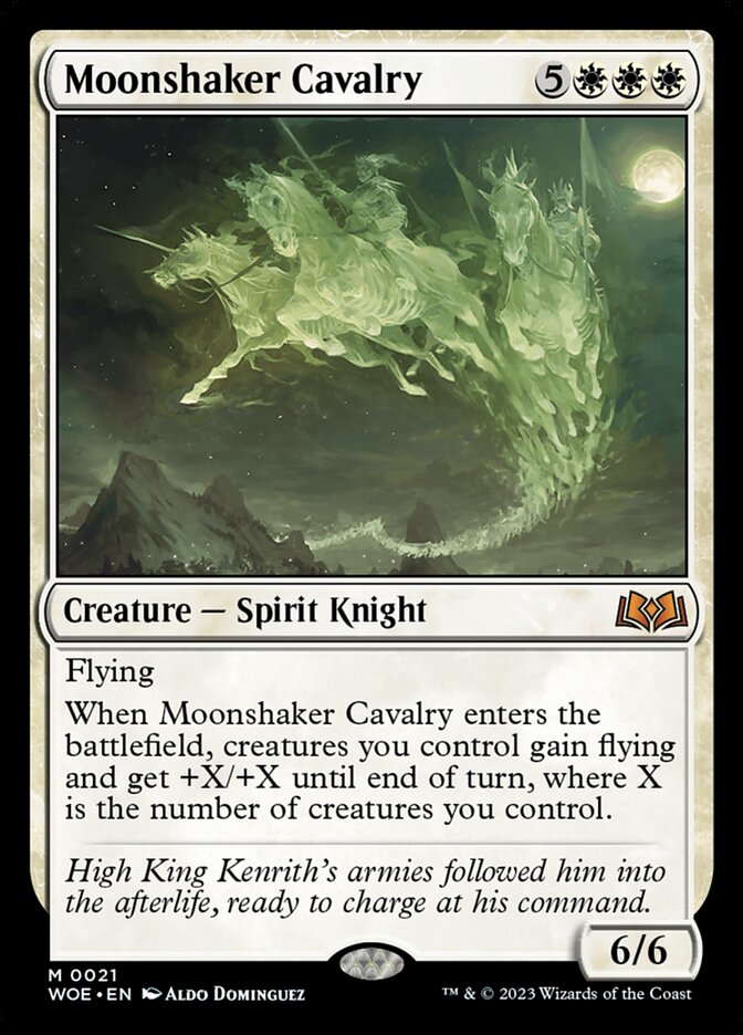 Moonshaker Cavalry 21 (Wilds of Eldraine)  | Good Games Cannington