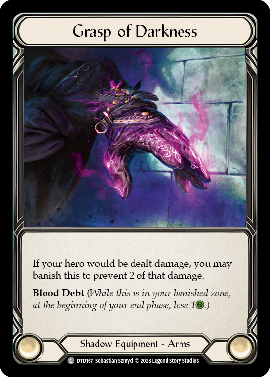 Grasp of Darkness [DTD167] (Dusk Till Dawn)  Cold Foil | Good Games Cannington