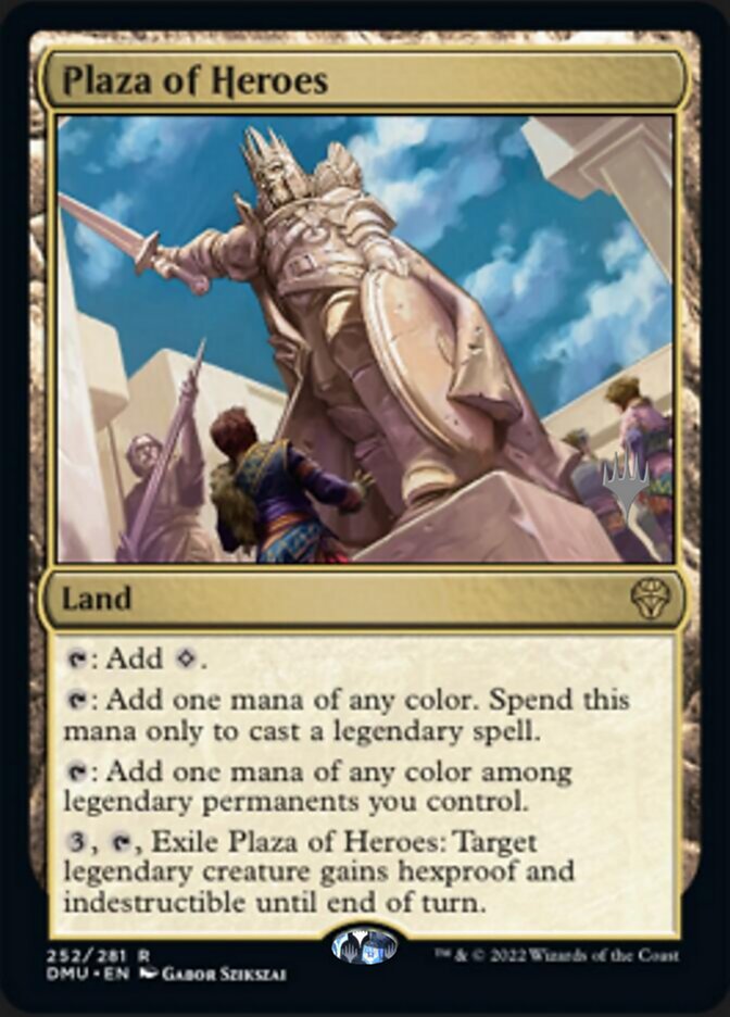 Plaza of Heroes (Promo Pack) [Dominaria United Promos] | Good Games Cannington