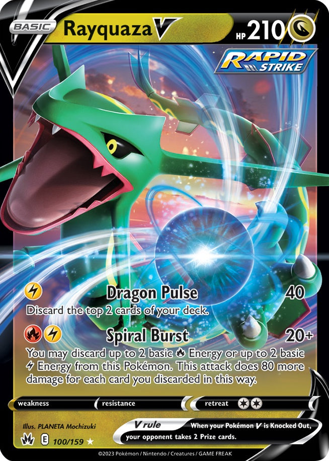 Rayquaza V 100/159 (Jumbo Card) [Sword & Shield: Evolving Skies] | Good Games Cannington