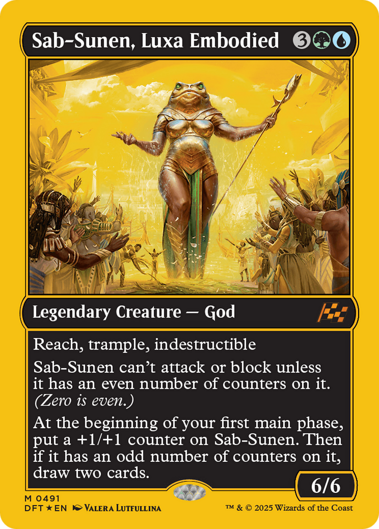 Sab-Sunen, Luxa Embodied (First-Place Foil) [Aetherdrift] | Good Games Cannington
