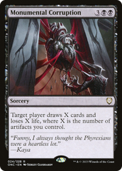 Monumental Corruption [Phyrexia: All Will Be One Commander] | Good Games Cannington