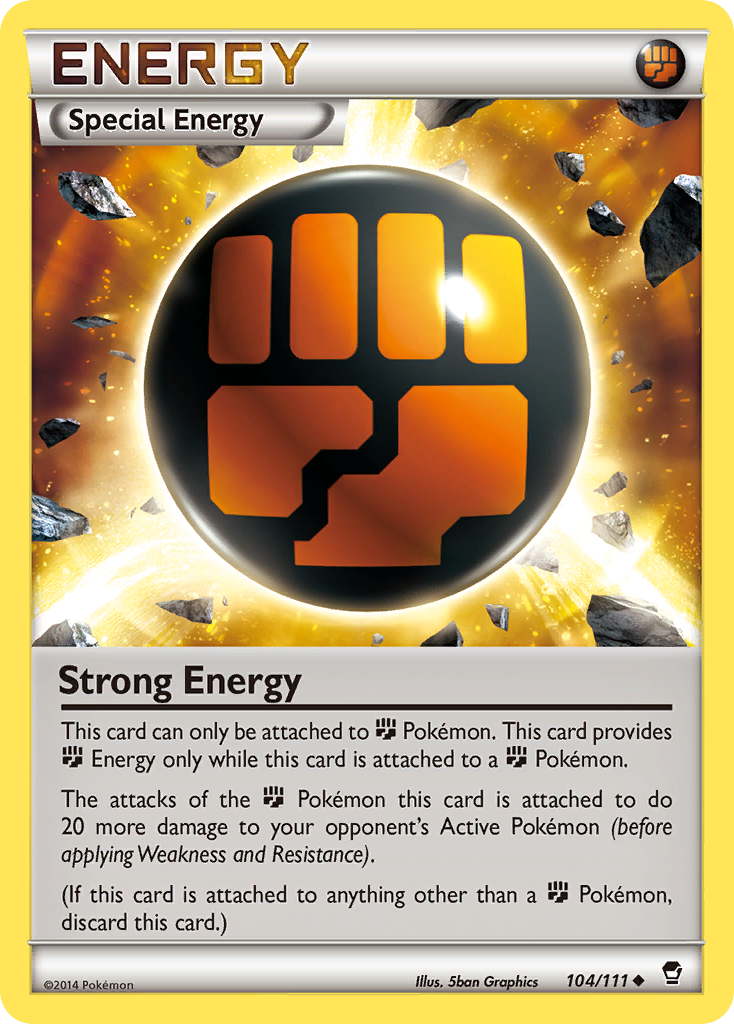 Strong Energy (104/111) [XY: Furious Fists] | Good Games Cannington