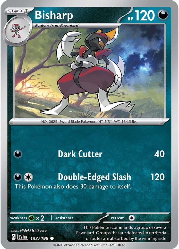 Bisharp (133/198) [Scarlet & Violet: Base Set] | Good Games Cannington