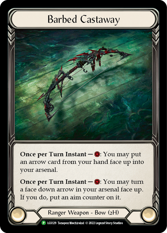 Barbed Castaway [LGS129] (Promo)  Cold Foil | Good Games Cannington