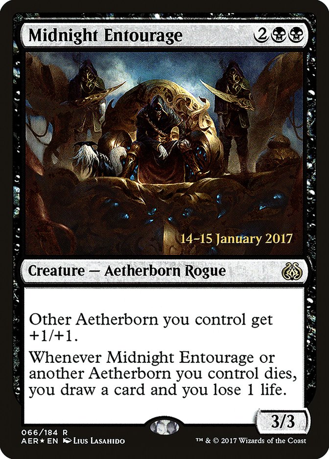 Midnight Entourage [Aether Revolt Prerelease Promos] | Good Games Cannington