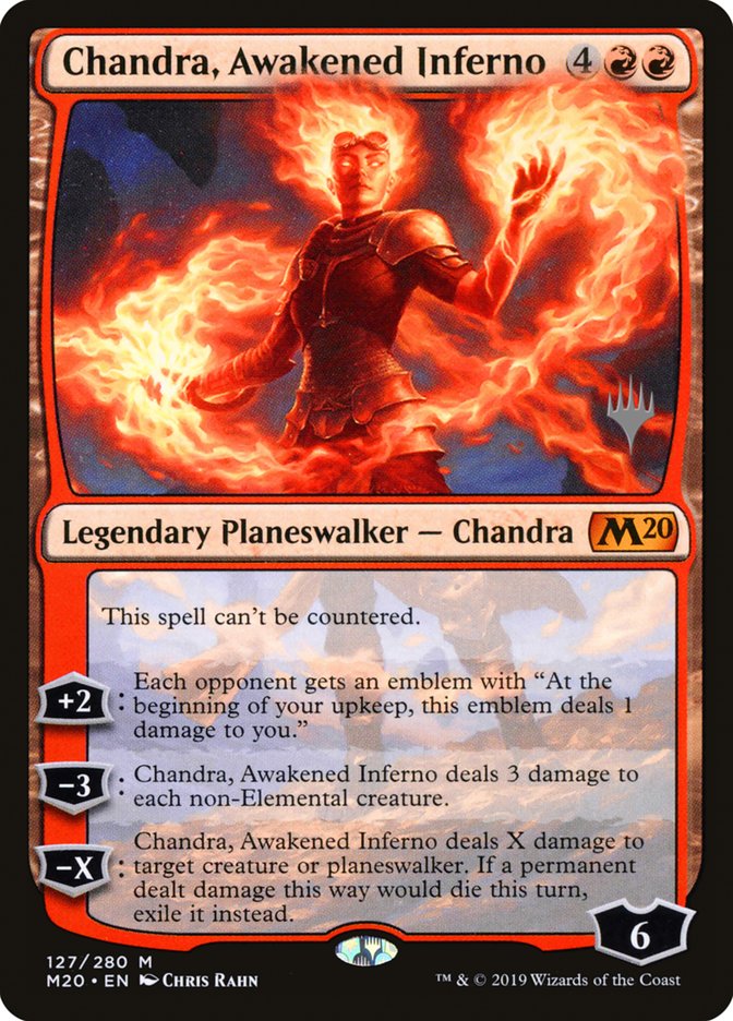 Chandra, Awakened Inferno (Promo Pack) [Core Set 2020 Promos] | Good Games Cannington