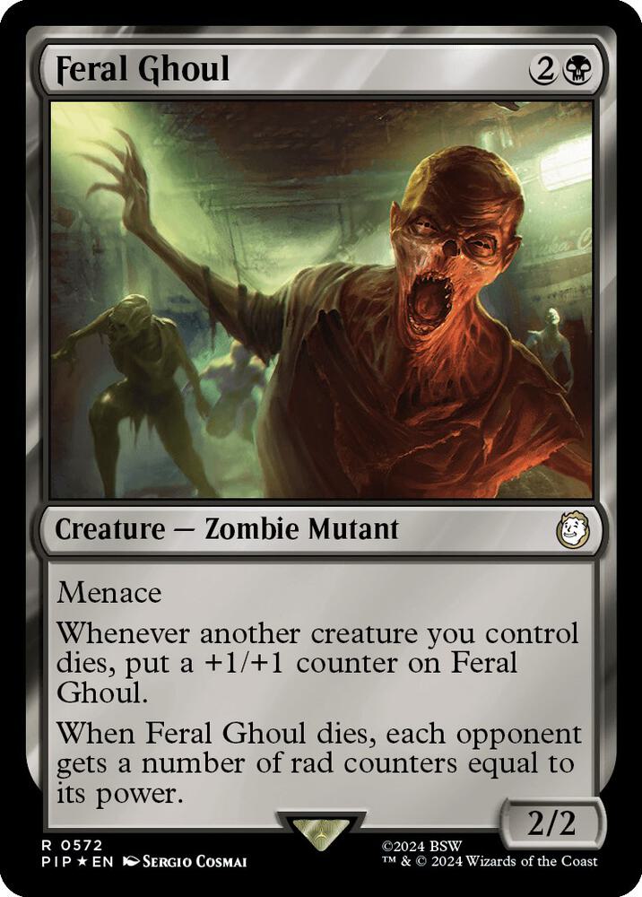 Feral Ghoul 572/326 (Universes Beyond: Fallout)  - Surge Foil | Good Games Cannington
