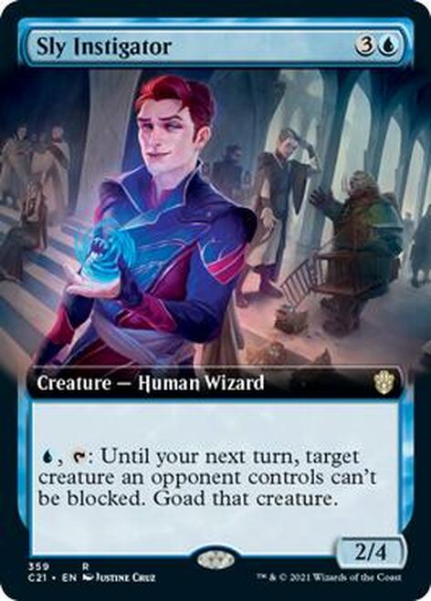 Sly Instigator (Extended Art) [Commander 2021] | Good Games Cannington