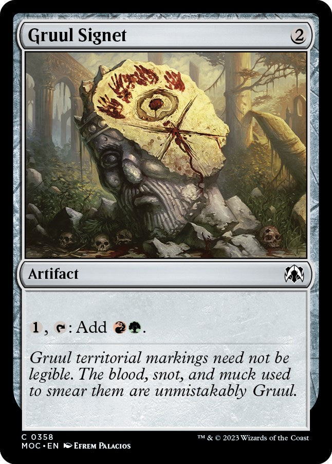 Gruul Signet [March of the Machine Commander] | Good Games Cannington
