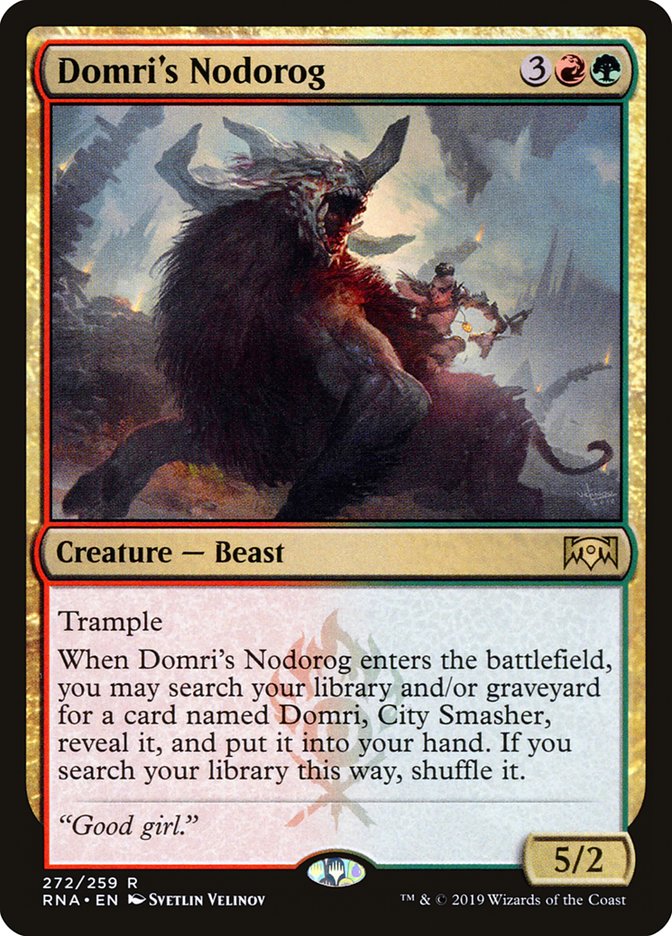 Domri's Nodorog 272/259 (Ravnica Allegiance)  | Good Games Cannington