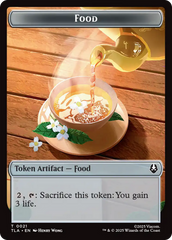 Monk // Food (0021) Double-Sided Token [Avatar: The Last Airbender Tokens] | Good Games Cannington