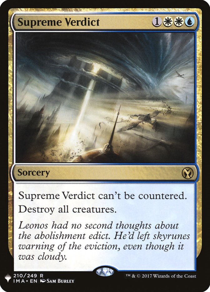 Supreme Verdict [Mystery Booster] | Good Games Cannington