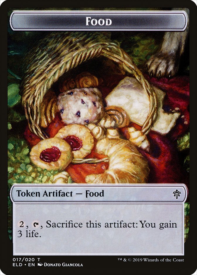 Dwarf // Food (17) Double-Sided Token [Throne of Eldraine Tokens] | Good Games Cannington