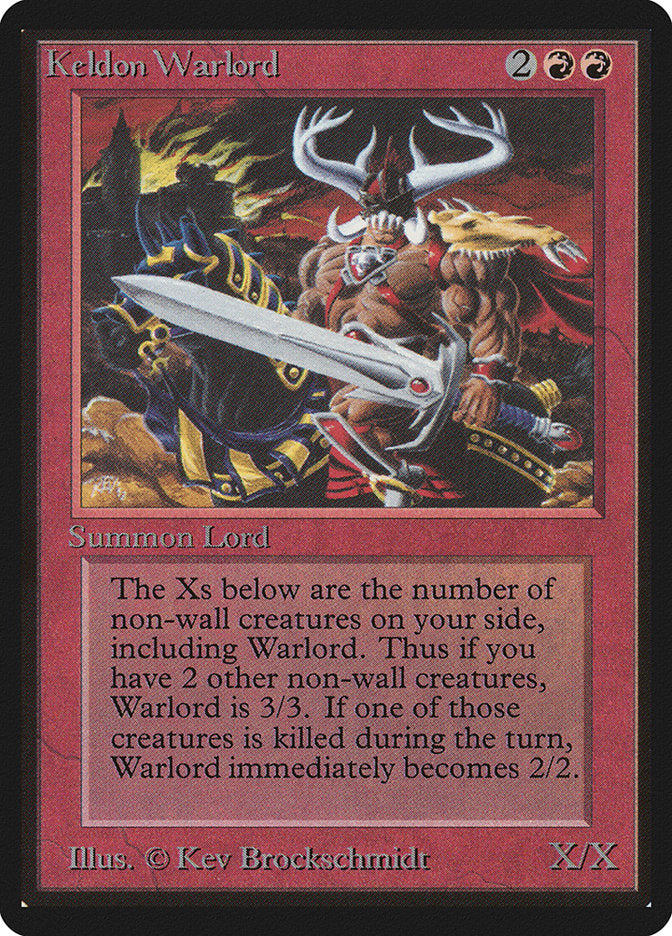 Keldon Warlord [Beta Edition] | Good Games Cannington