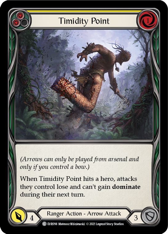 Timidity Point (Yellow) [EVR098] (Everfest)  1st Edition Normal | Good Games Cannington