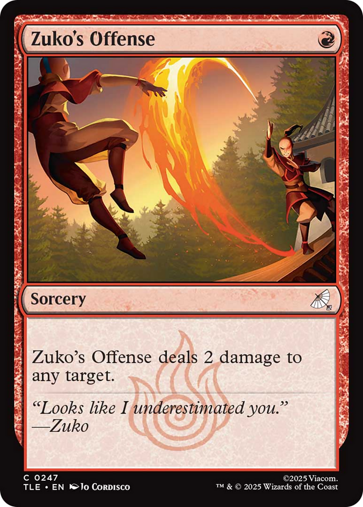 Zuko's Offense [Avatar: The Last Airbender: Eternal-Legal] | Good Games Cannington