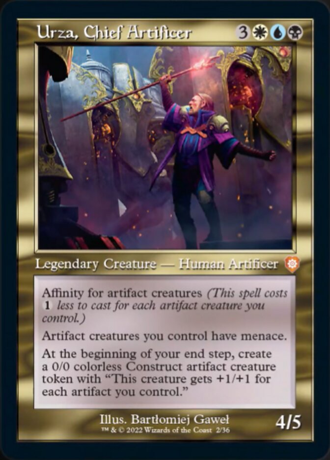 Urza, Chief Artificer (002) (Retro) [The Brothers' War Commander] | Good Games Cannington