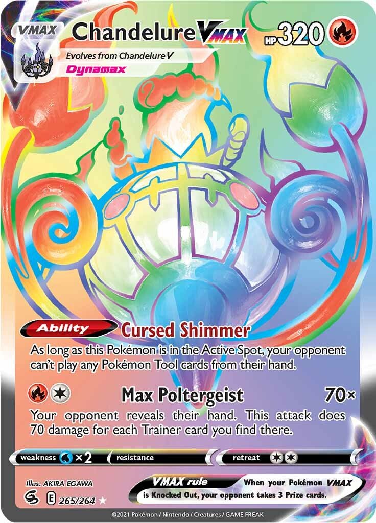 Chandelure VMAX (265/264) [Sword & Shield: Fusion Strike] | Good Games Cannington