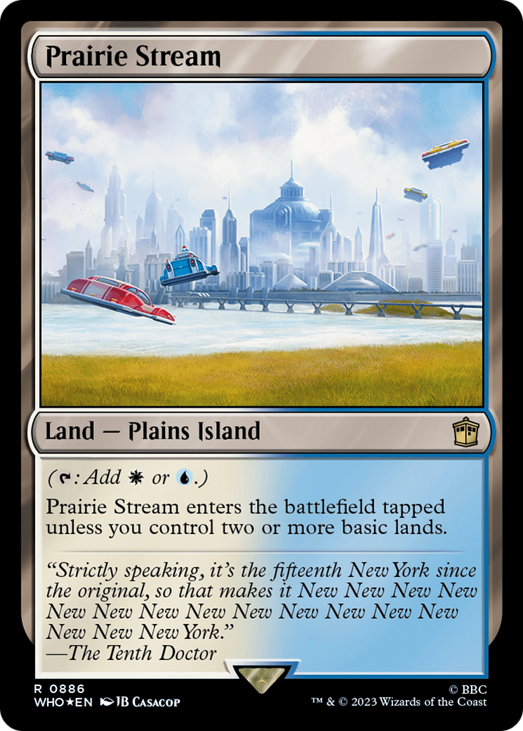 Prairie Stream (Surge Foil) [Doctor Who] | Good Games Cannington