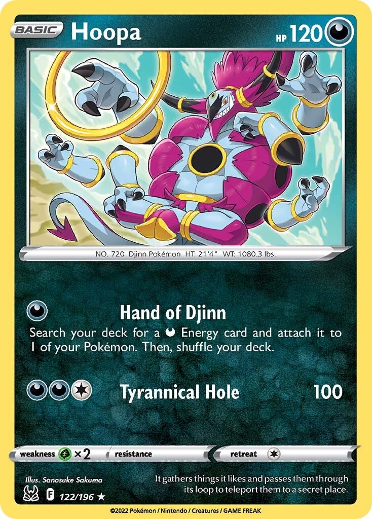 Hoopa (122/196) [Sword & Shield: Lost Origin] | Good Games Cannington