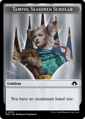 Phyrexian Germ // Emblem - Tamiyo, Seasoned Scholar Double-Sided Token [Modern Horizons 3 Tokens] | Good Games Cannington