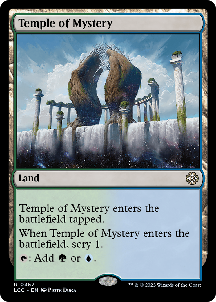 Temple of Mystery [The Lost Caverns of Ixalan Commander] | Good Games Cannington
