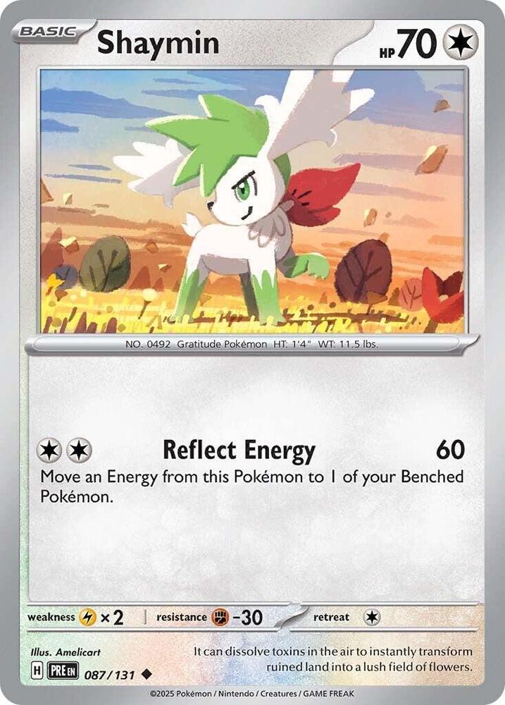 Shaymin (087/131) [Scarlet & Violet: Prismatic Evolutions] | Good Games Cannington