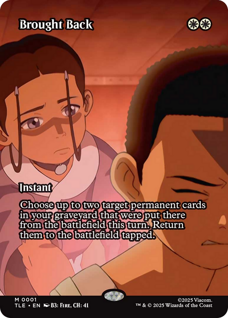 Brought Back (Borderless) [Avatar: The Last Airbender: Eternal-Legal] | Good Games Cannington