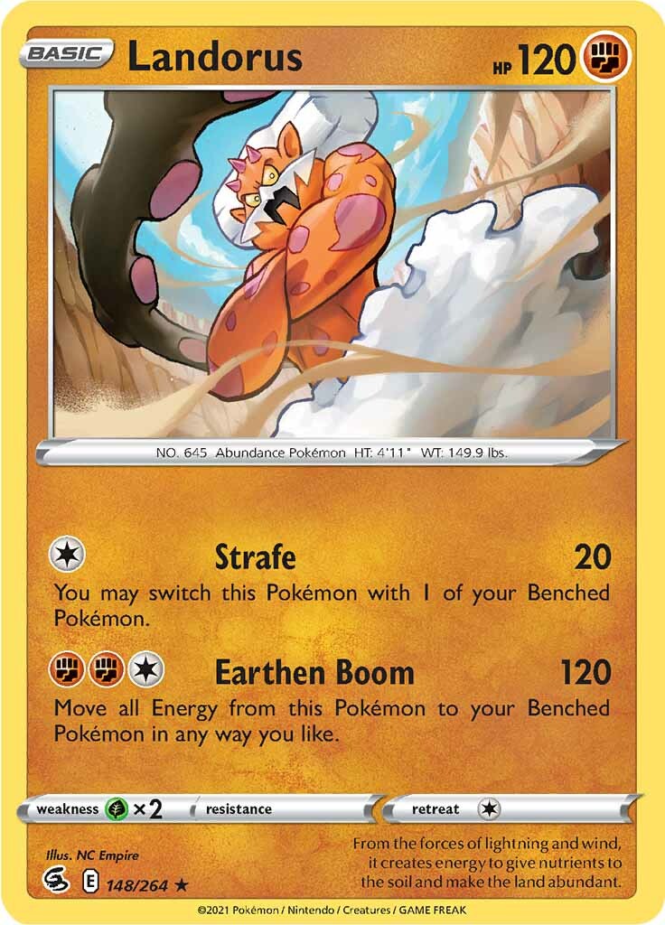 Landorus (148/264) [Sword & Shield: Fusion Strike] | Good Games Cannington