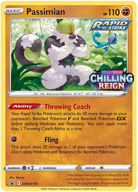Passimian (SWSH115) [Sword & Shield: Black Star Promos] | Good Games Cannington