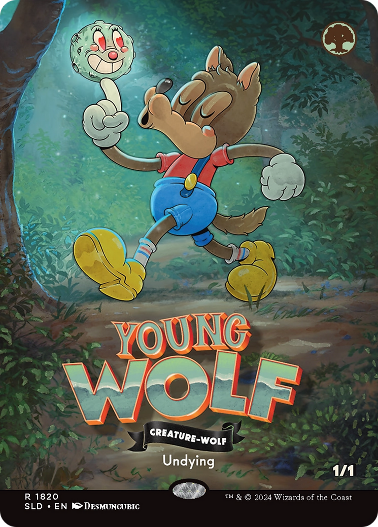 Young Wolf (Rainbow Foil) [Secret Lair Drop Series] | Good Games Cannington