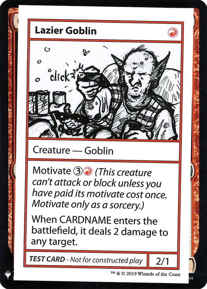 Lazier Goblin [Mystery Booster Playtest Cards] | Good Games Cannington