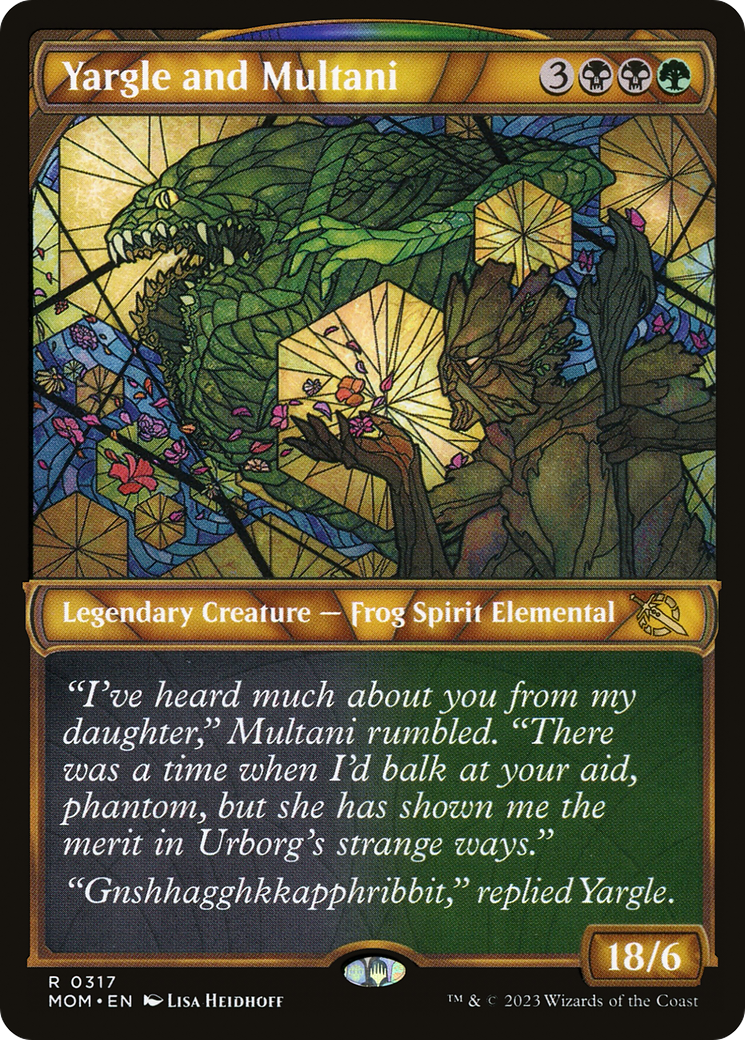 Yargle and Multani (Showcase Planar Booster Fun) [March of the Machine] | Good Games Cannington