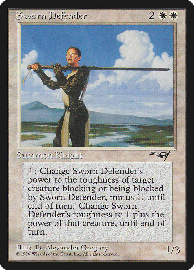 Sworn Defender [Alliances] | Good Games Cannington