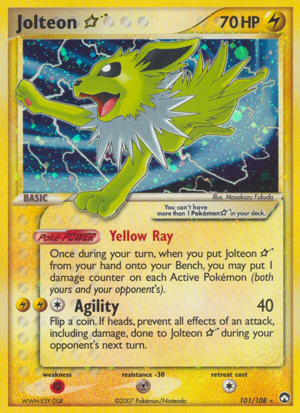 Jolteon Star (101/108) [EX: Power Keepers] | Good Games Cannington