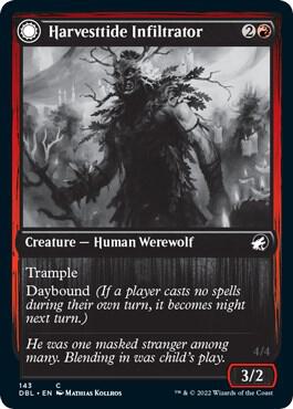 Harvesttide Infiltrator 143 (Innistrad: Double Feature)  - Foil | Good Games Cannington