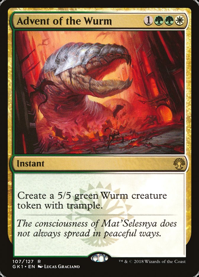 Advent of the Wurm [Guilds of Ravnica Guild Kit] | Good Games Cannington