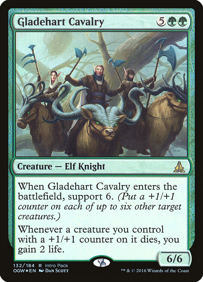 Gladehart Cavalry (Intro Pack) [Oath of the Gatewatch Promos] | Good Games Cannington