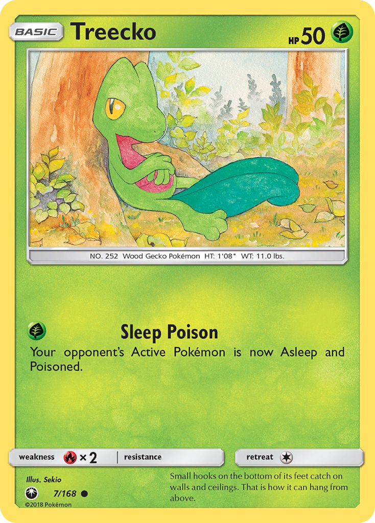 Treecko (7/168) [Sun & Moon: Celestial Storm] | Good Games Cannington