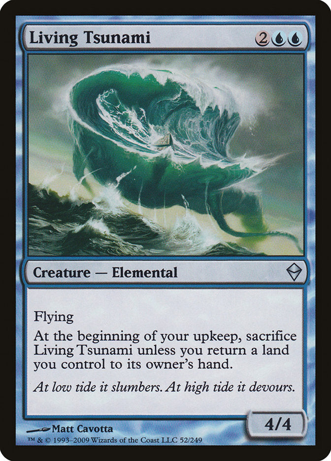 Living Tsunami 52/249 (Zendikar)  | Good Games Cannington