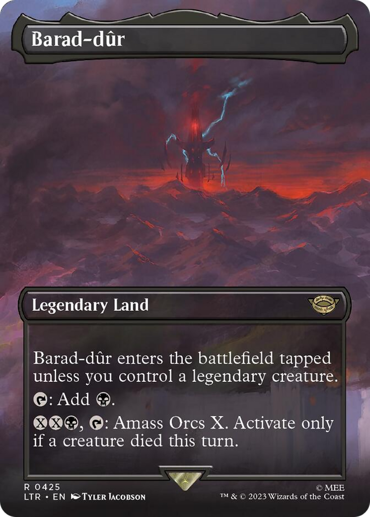 Barad-dur (Borderless Alternate Art) (425) [The Lord of the Rings: Tales of Middle-Earth] | Good Games Cannington