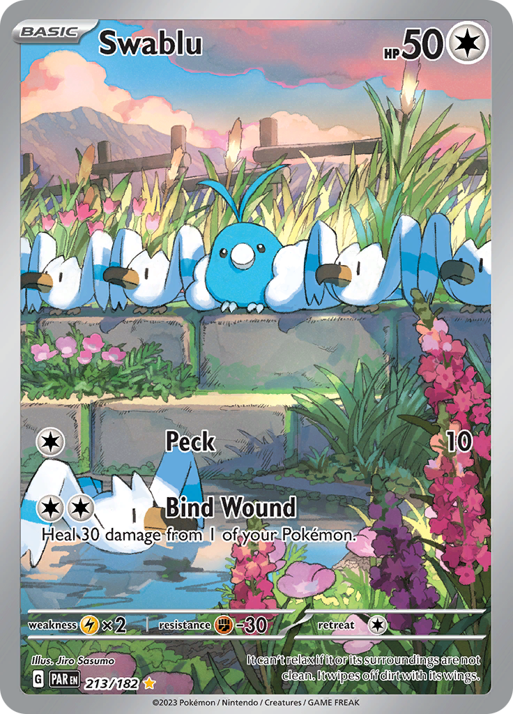 Swablu (213/182) [Scarlet & Violet: Paradox Rift] | Good Games Cannington